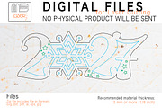 2027 Vector File for Laser Cutter., an Object Graphic by MaramadeLaser (Thumbnail 3 of 5)