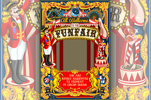 Circus Funfair Carnival Poster Theme