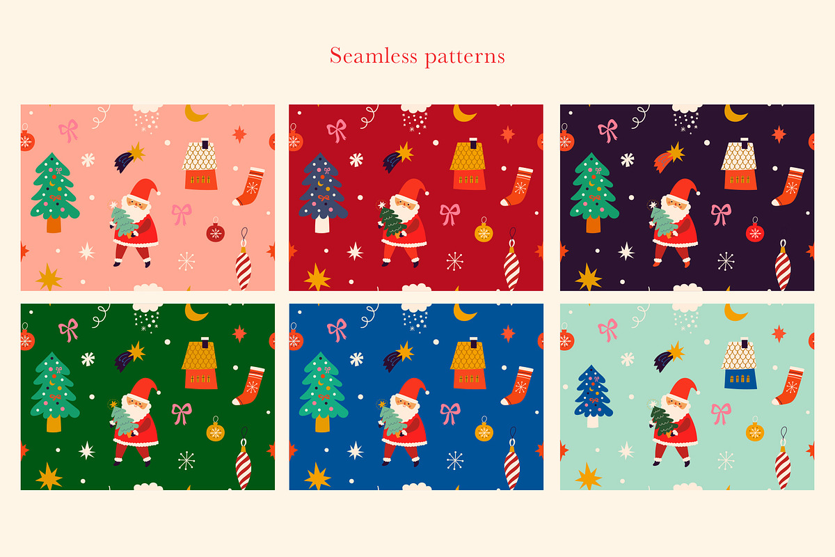 Cute Christmas collection, a Seasonal Illustration by MoleskoStudio (Photo 13 of 30)