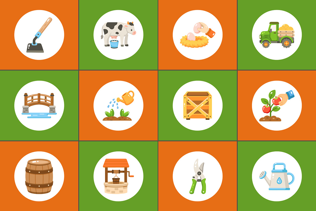 75 Farm Flat Icons, an Emoji Icon by Prosymbols (Photo 8 of 10)
