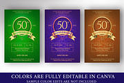 Red Gold Church Anniversary Banquet, a Flyer Template by Four C Graphic (Thumbnail 3 of 10)