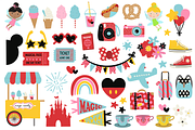 Magical Memories Clipart Paper Set, a Seasonal Illustration by Studio Hello Joy (Thumbnail 2 of 3)