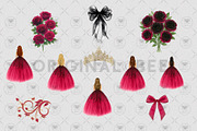 Princess Berry Red Clipart, an Illustration by BigCakeBee (Thumbnail 2 of 2)