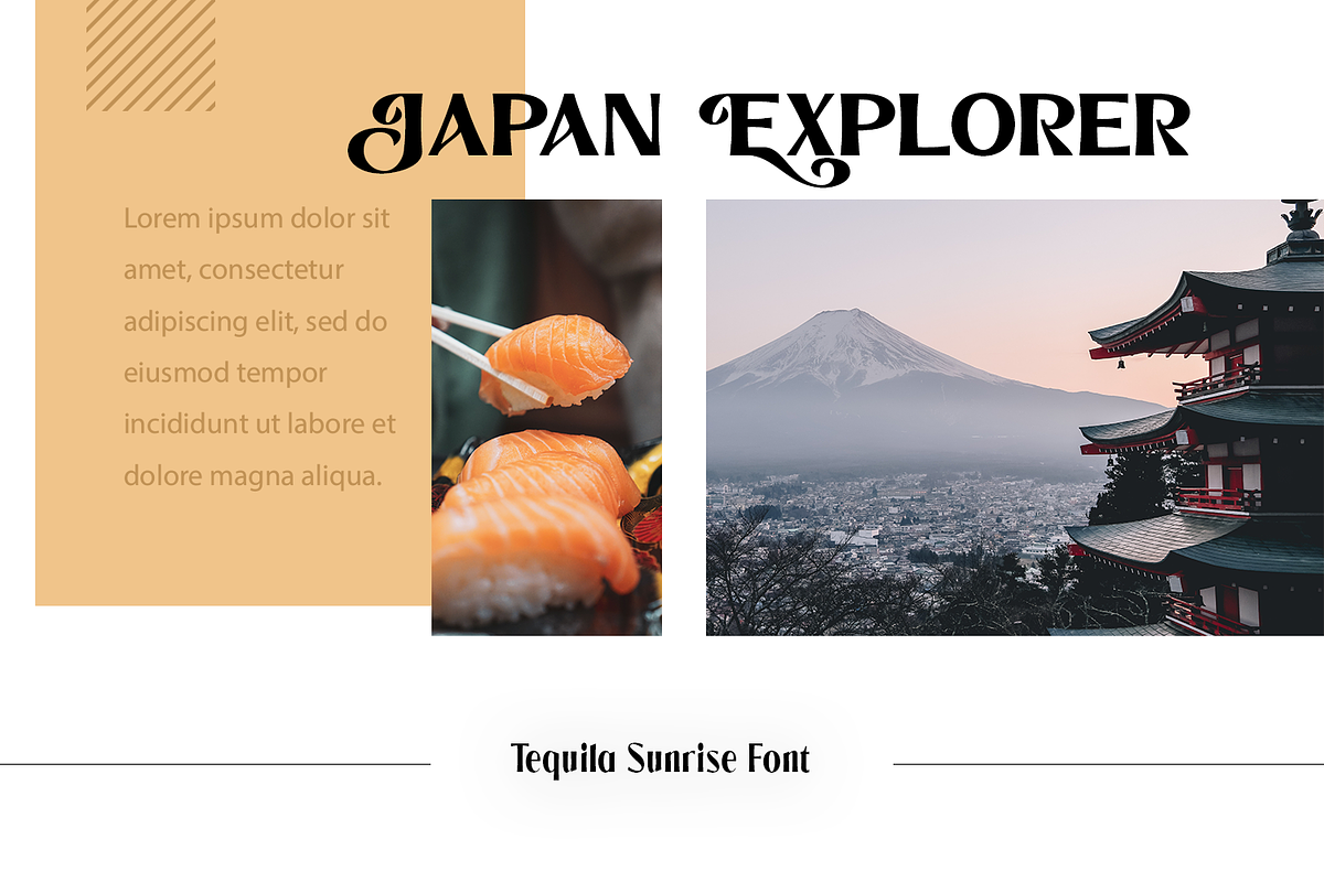 Tequila Sunrise, a Sans Serif Font by TypeClassHeroes (Photo 6 of 15)