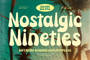 Nostalgic Nineties Retro Typeface, a Script Font by Jaruka (Thumbnail 1 of 10)