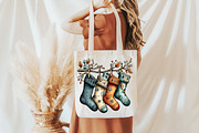 Christmas Stockings Clipart, an Illustration by Libby Wishes (Thumbnail 3 of 7)