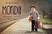 Mondix Typeface, a Script Font by beeART (Thumbnail 1 of 5)