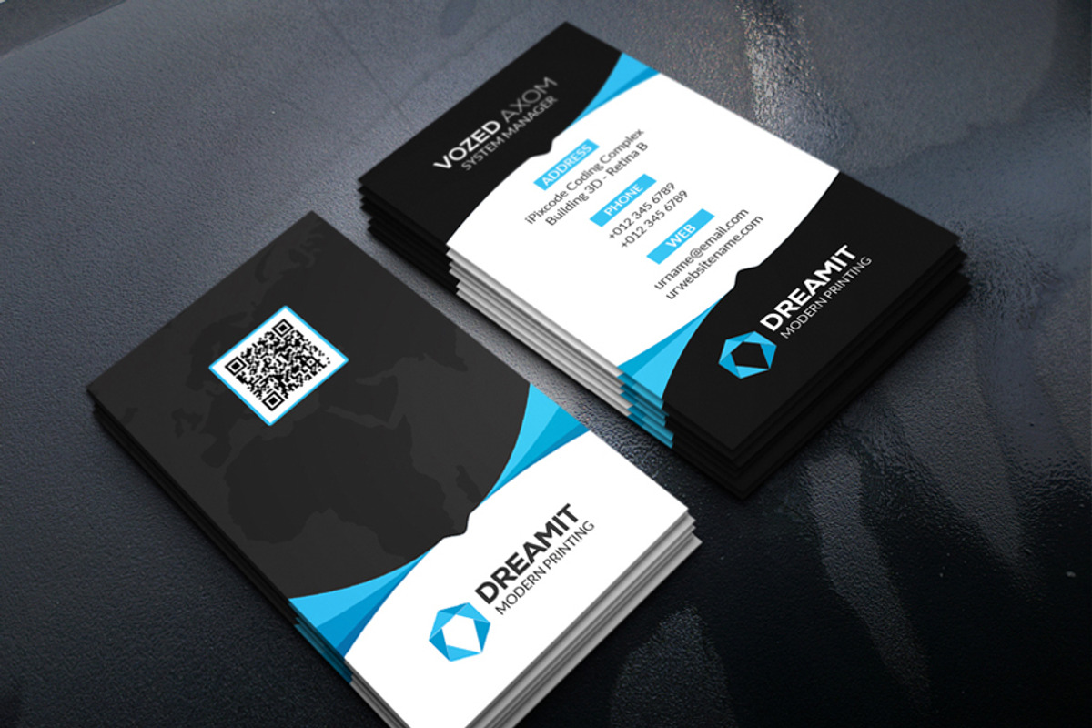 Corporate Business Card, a Business Card Template by xnorpix (Photo 2 of 4)
