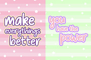 Winter Night Cute Font, a Font by Cherryline Master (Thumbnail 2 of 7)