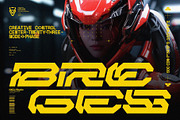 NCL BRAYQOSE - Cyberpunk Font, a Sans Serif Font by Enxyclo Studio (Thumbnail 2 of 13)