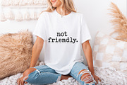 Not Friendly PNG, Digital Download,, an Illustration by SharpMarketplace (Thumbnail 2 of 9)