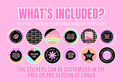 Pastel Neon Packaging Stickers, a Stationery Template by SunshineStudioBoutique (Thumbnail 2 of 9)