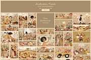 Autumn Time 4- 187 AI illustrations, a Seasonal Illustration by Pundateam (Thumbnail 6 of 7)