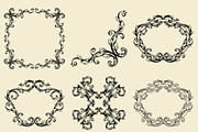 Borders and Frames Ornate Baroque, a Decorative Illustration by Samira (Thumbnail 2 of 7)