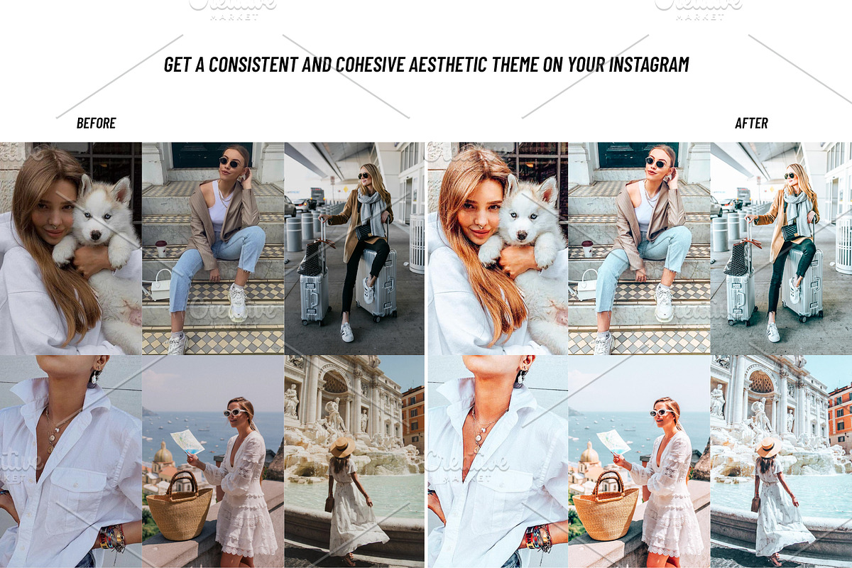 60 Lightroom presets Blogger Bundle preview 4