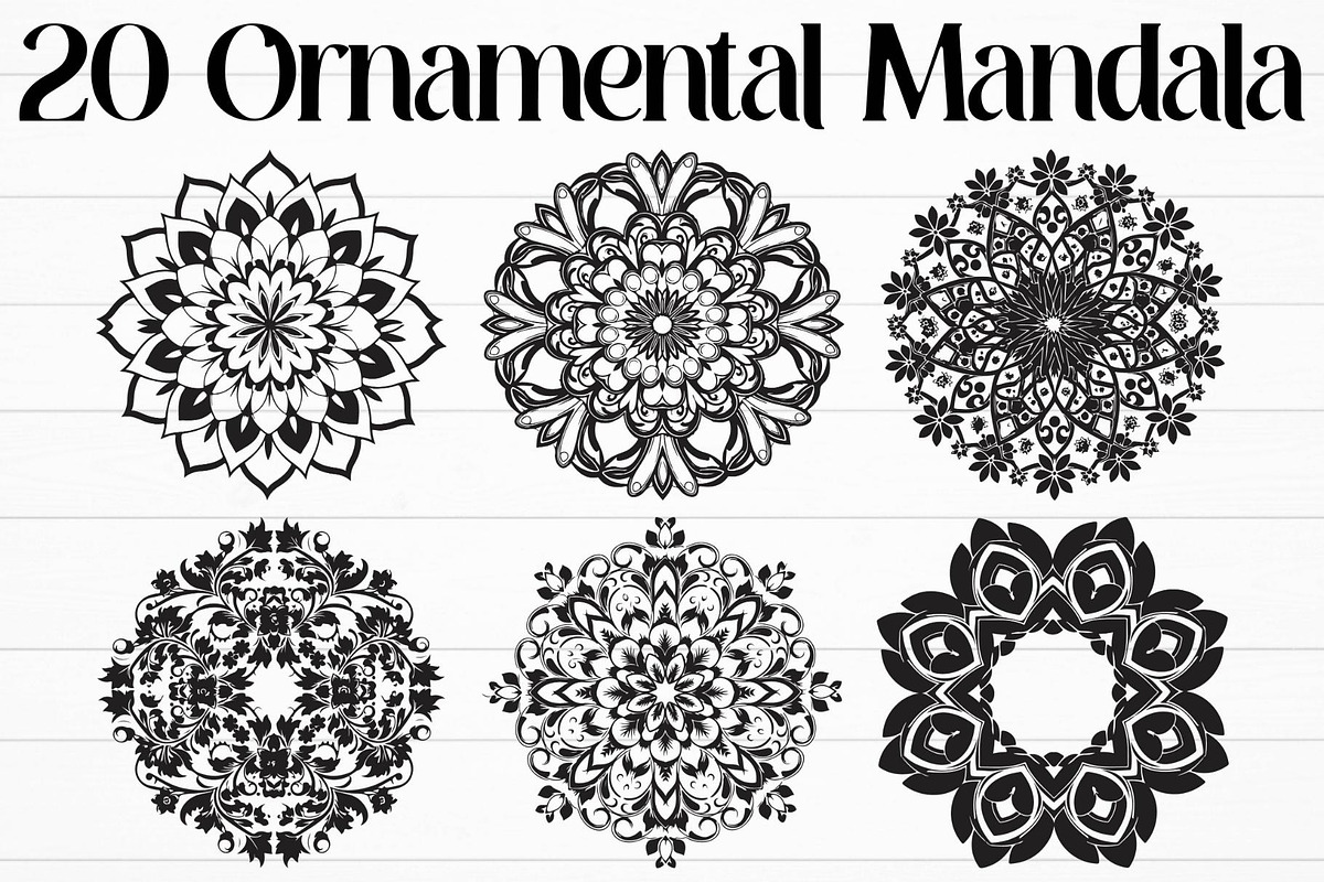 Ornamental Mandala Vector, an Object Graphic by Creativeshirt (Photo 1 of 19)