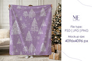 Christmas Sherpa Blanket Mockup, a Household Mockup by Mie Mockup Studio (Thumbnail 6 of 8)