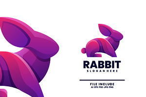 Rabbit Colorful Logo