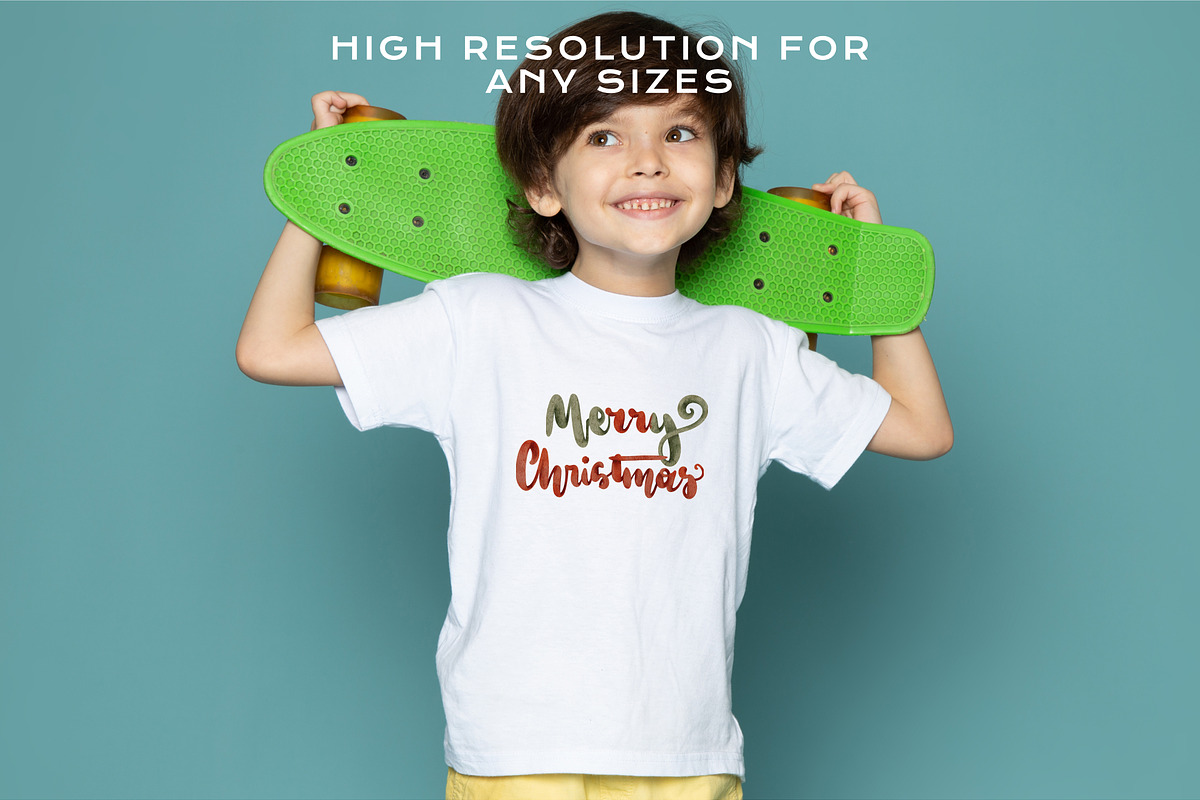 Hand Drawn Merry Christmas Lettering, an Illustration by Rabbit Heart (Photo 8 of 9)
