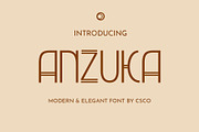 Anzuka – Modern Sans Serif, a Sans Serif Font by Craft Supply Co. (Thumbnail 1 of 8)
