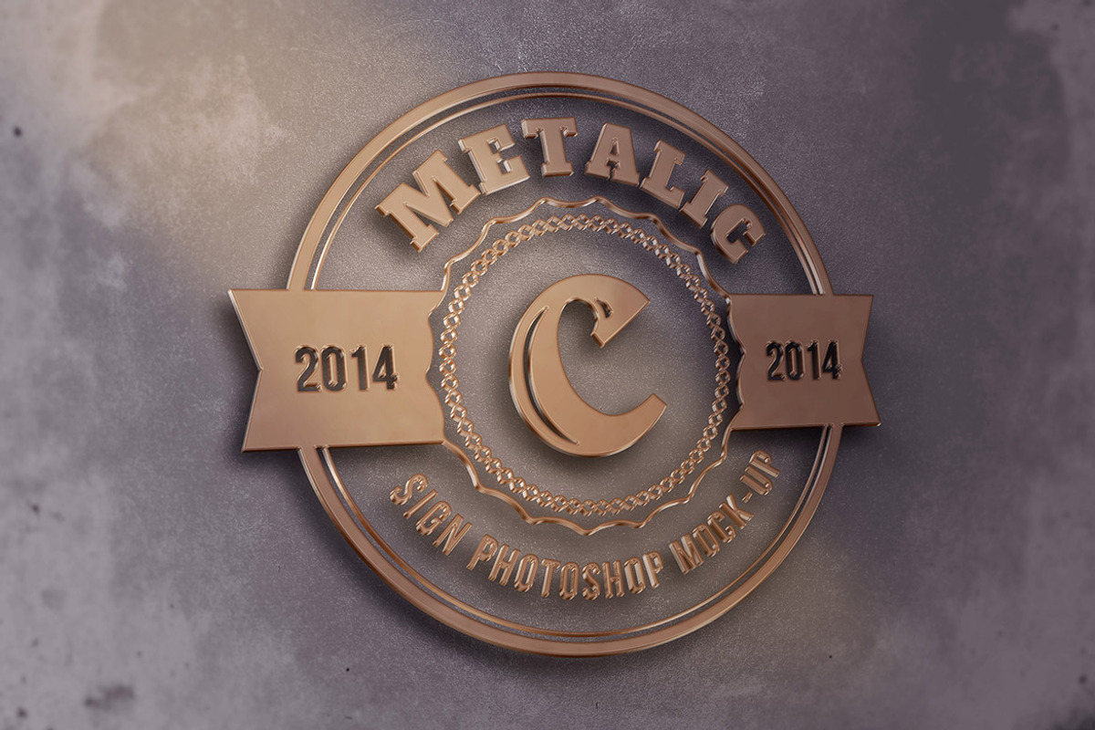 8 Realistic Logo or Text Mock-ups, a Product Mockup by Cruzine (Photo 3 of 9)