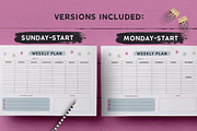 Weekly Planner Page Template, a Stationery Template by ClementineCreative (Thumbnail 2 of 4)