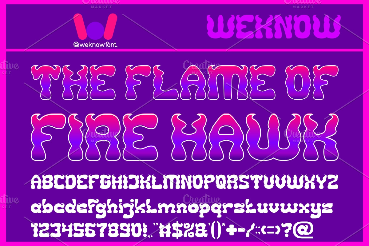 Dragon Monster font, a Font by weknow (Photo 2 of 8)