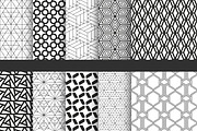 Black and white geometric patterns, a Pattern Graphic by ExpressShop (Thumbnail 2 of 5)