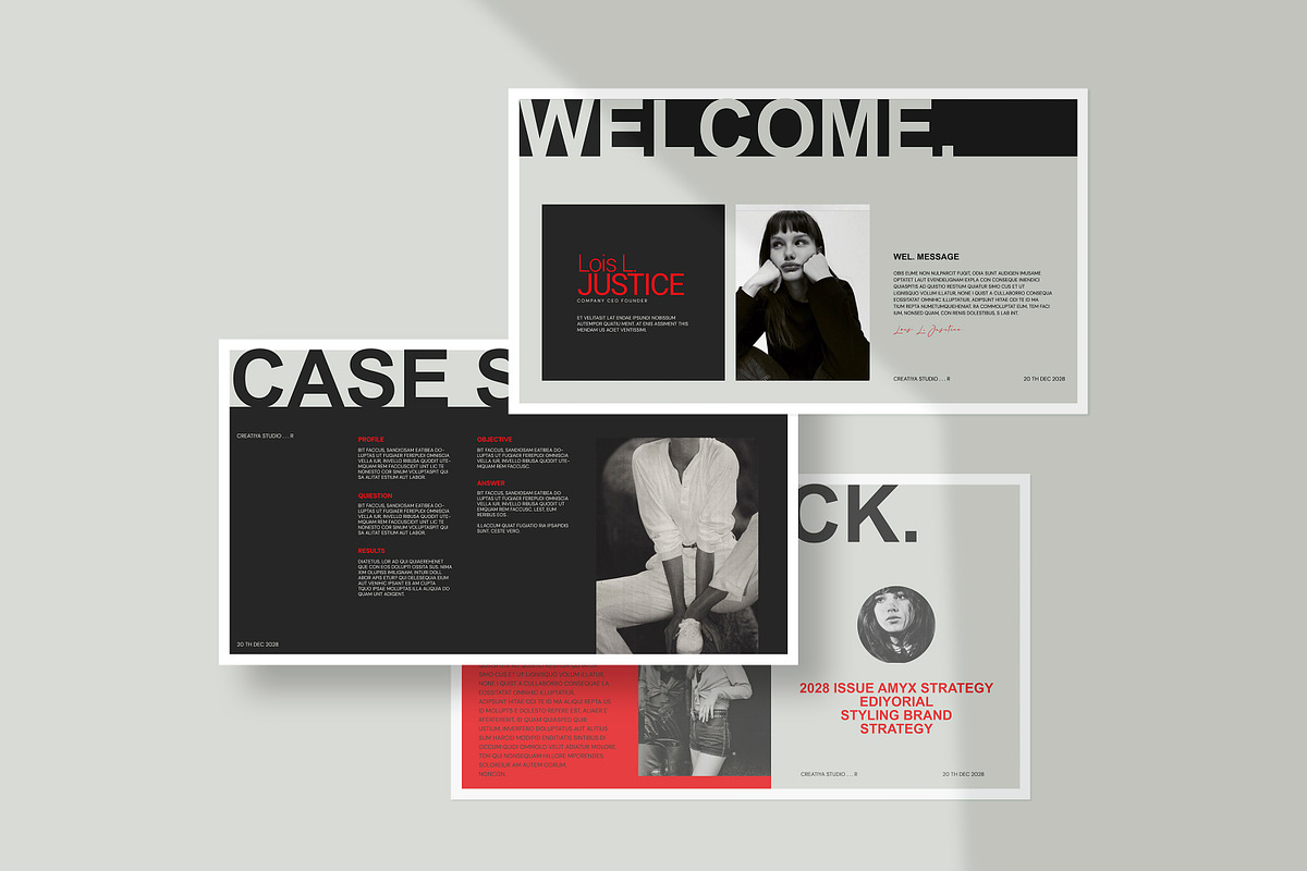AMYX | Brand Strategy Template, a Presentation Template by Creatiya Type (Photo 7 of 11)