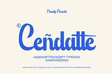 Cendatte - Script Font