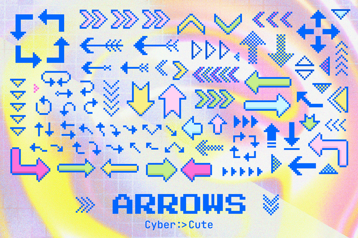 Cyber Cute: 230+ Pixel Art Elements, an Object Graphic by IuliiaSavko (Photo 9 of 9)