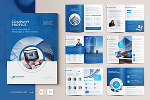 Company Profile | 16 Pages, a Brochure Template by BrochuresFactory
