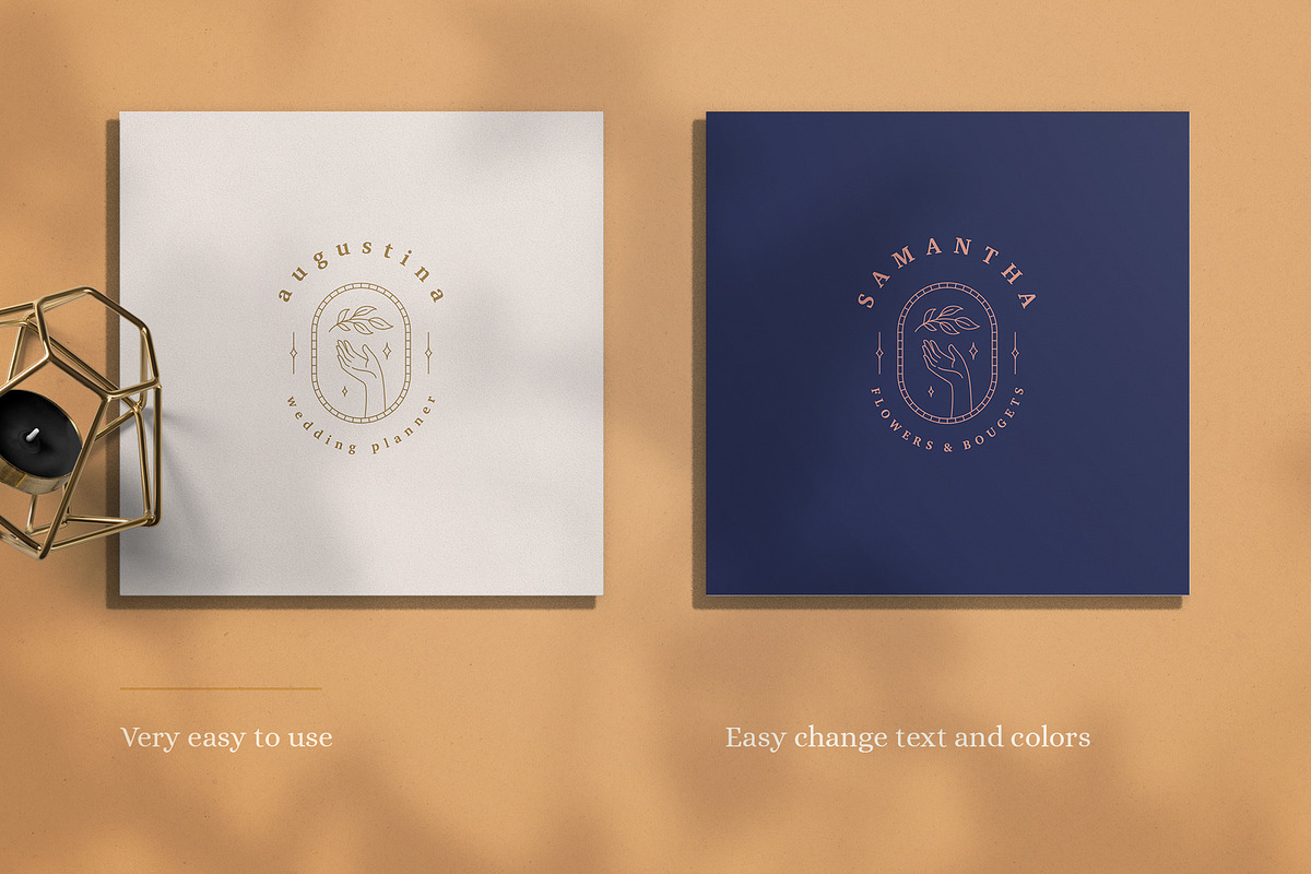 Elegant Line Logos Bundle, a Branding & Logo Template by Vasya Kobelev (Photo 8 of 9)