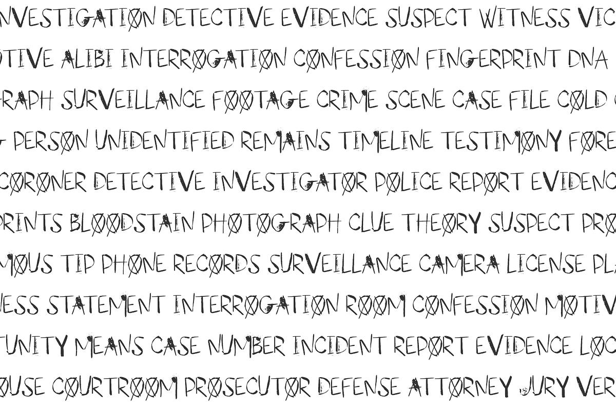 Massacre Horror Font, a Handwritten Font by Beck McCormick (Photo 5 of 10)