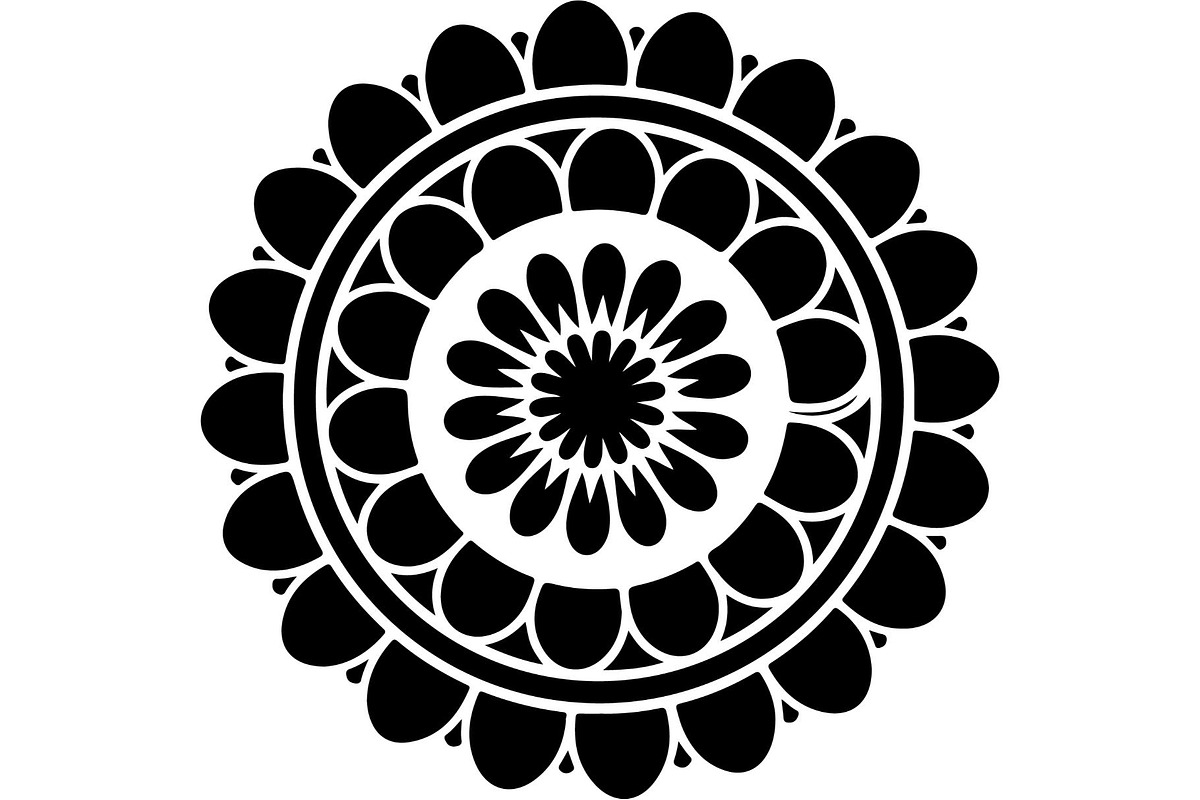 Elegant Floral Mandala Ornament, an Object Graphic by Creativeshirt (Photo 10 of 12)