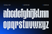 Skywall - Condensed Font, a Sans Serif Font by limitype (Thumbnail 12 of 15)