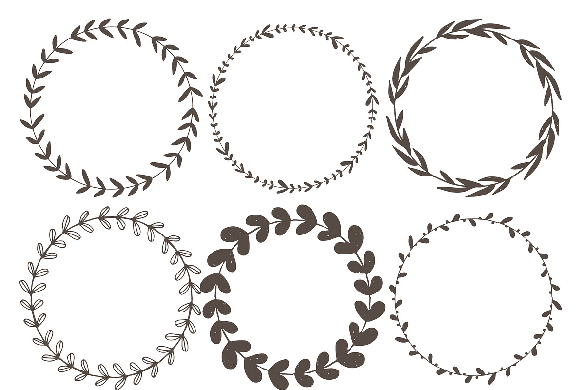 Floral frames and AI brushes, a Brush Add-On by Sentimental postman (Photo 3 of 3)
