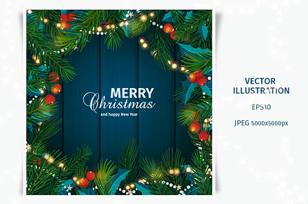 Christmas and New Year card