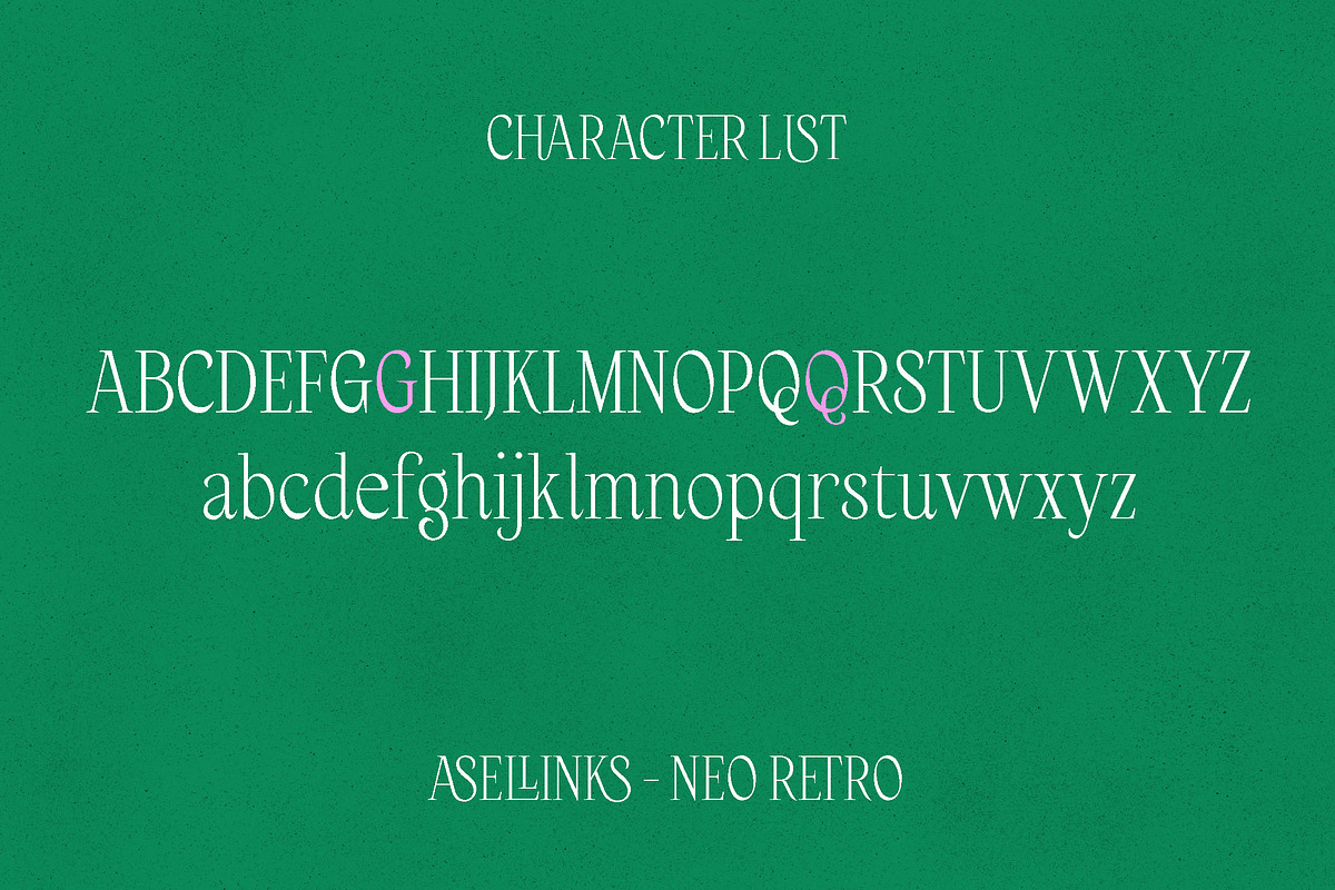 Asel Links - Neo Retro Serif, a Serif Font by Versetype (Photo 12 of 12)