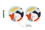 Lifestyle vector ills, color 1, a Templates & Theme by Grivina's shop (Thumbnail 2 of 18)