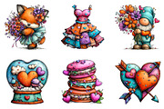 Valentine Clipart, an Illustration by CreationArt (Thumbnail 4 of 7)