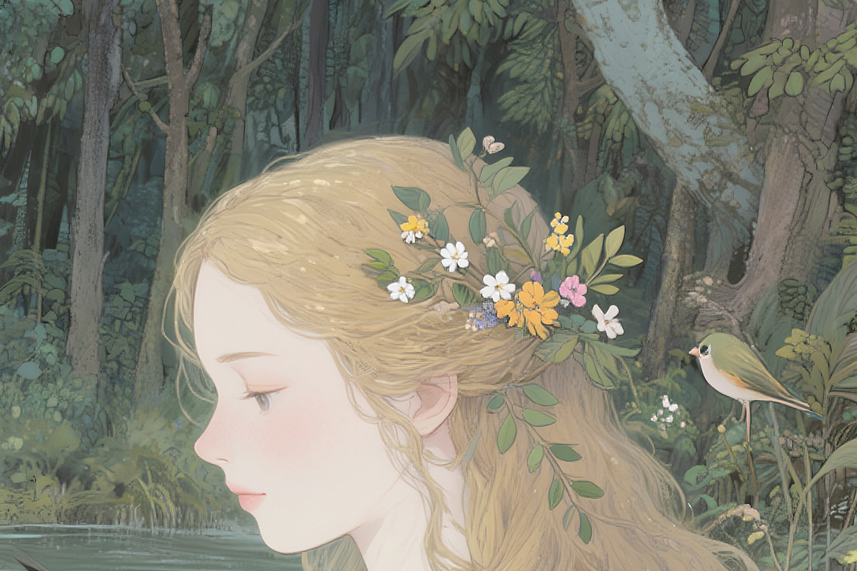 Ophelia in the Water, an Illustration by TesMarteaux (Photo 3 of 4)