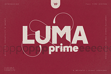 LUMA Prime – Modern Typeface