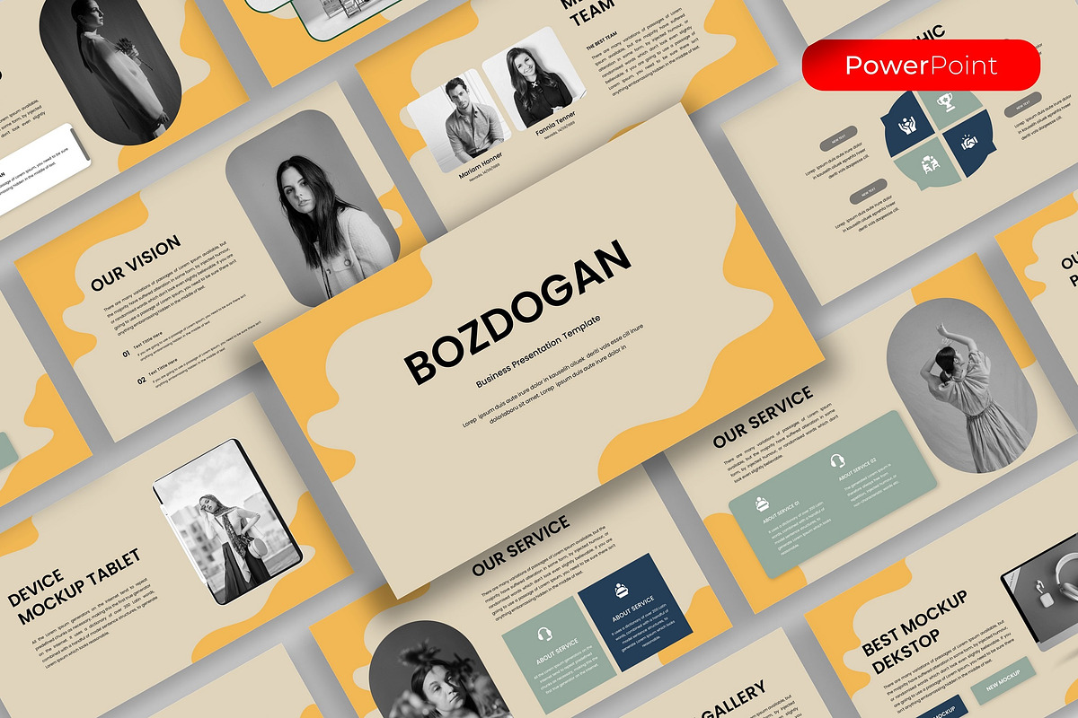 Bozdogan – Business PowerPoint, a Presentation Template by kreatifreya (Photo 1 of 5)