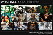 12 Photo Effect Templates, a Layer Style Add-On by iDoodle Studio (Thumbnail 2 of 6)