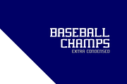 BASEBALL CHAMPS FONT FAMILY, a Slab Serif Font by Alphabet Agency (Thumbnail 7 of 12)