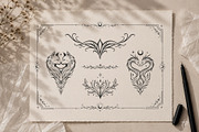 Heartful Animals - Tattoo Vector Set, an Object Illustration by Christine Krahl (Thumbnail 2 of 16)