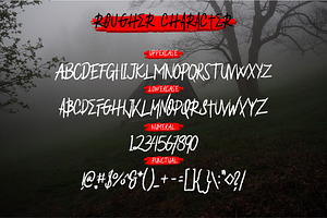 Rougher Brush Font