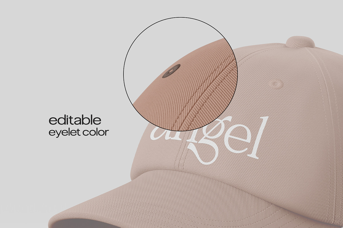Dad Hat Mockup for Apparel Branding, a Hat Mockup by RamStudio2 (Photo 14 of 15)
