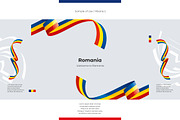 Romania flag ribbon vector, a Templates & Theme by Simbos (Thumbnail 9 of 9)